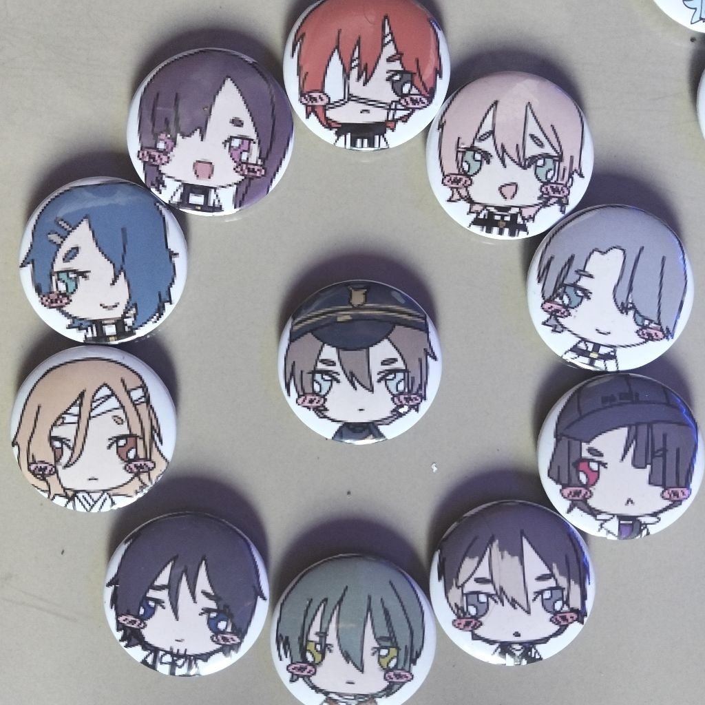 Milgram Chibi Pixle Fanart Pins