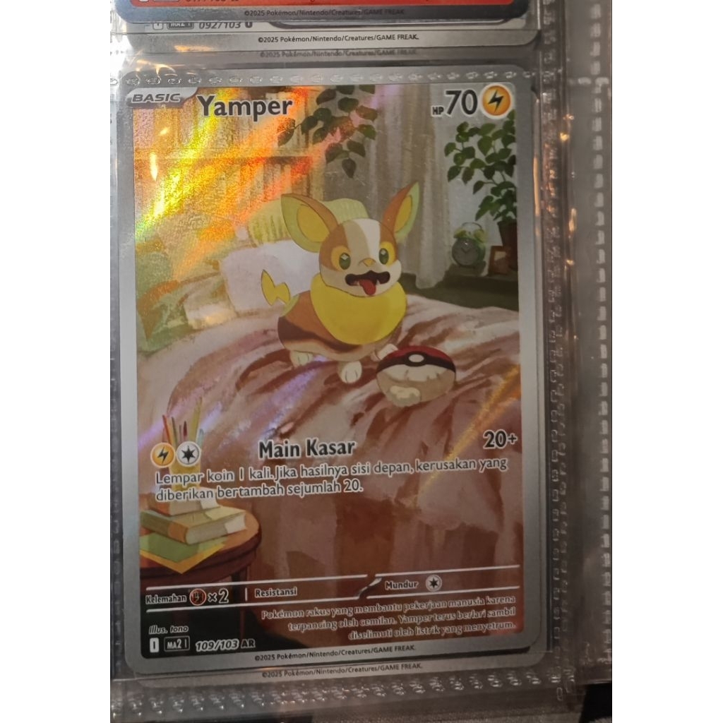 yamper ar ma2 kartu pokemon tcg trading card game Indonesia original asli