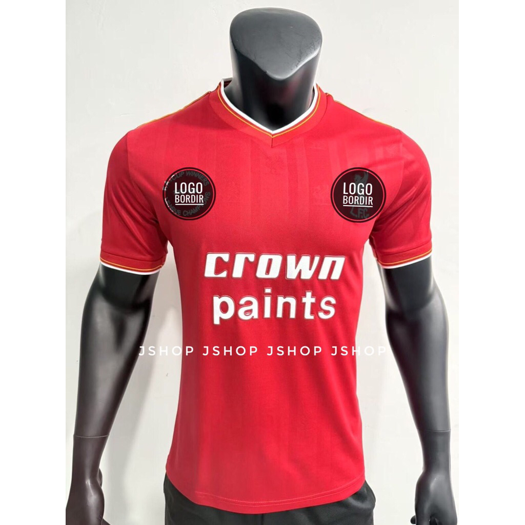 JERSEY BAJU BOLA RETRO LIVERPOOL HOME 1985 JERSEY BOLA BLOKCORE RETRO 1985