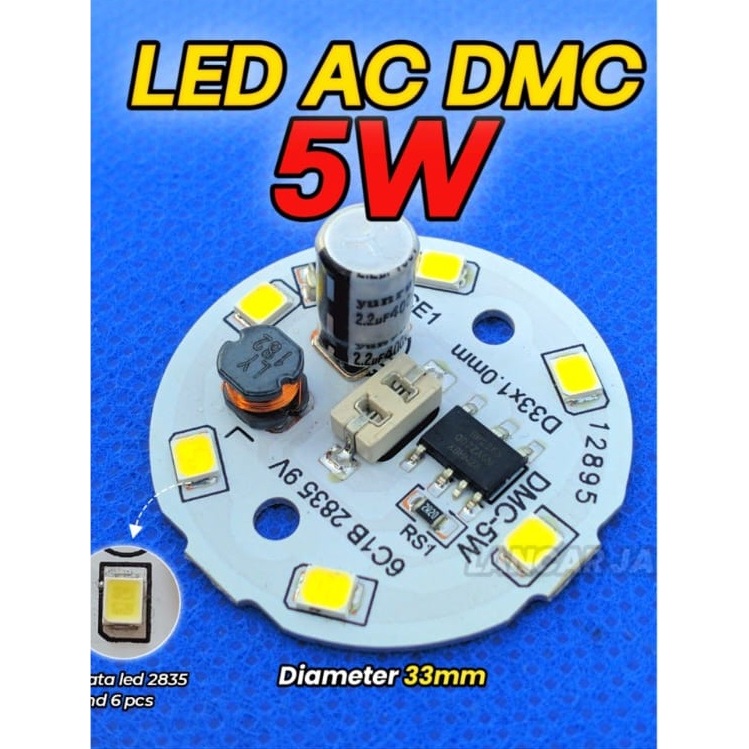 PCB Led AC 5w DMC Chip LED 9V PCB Heatsink