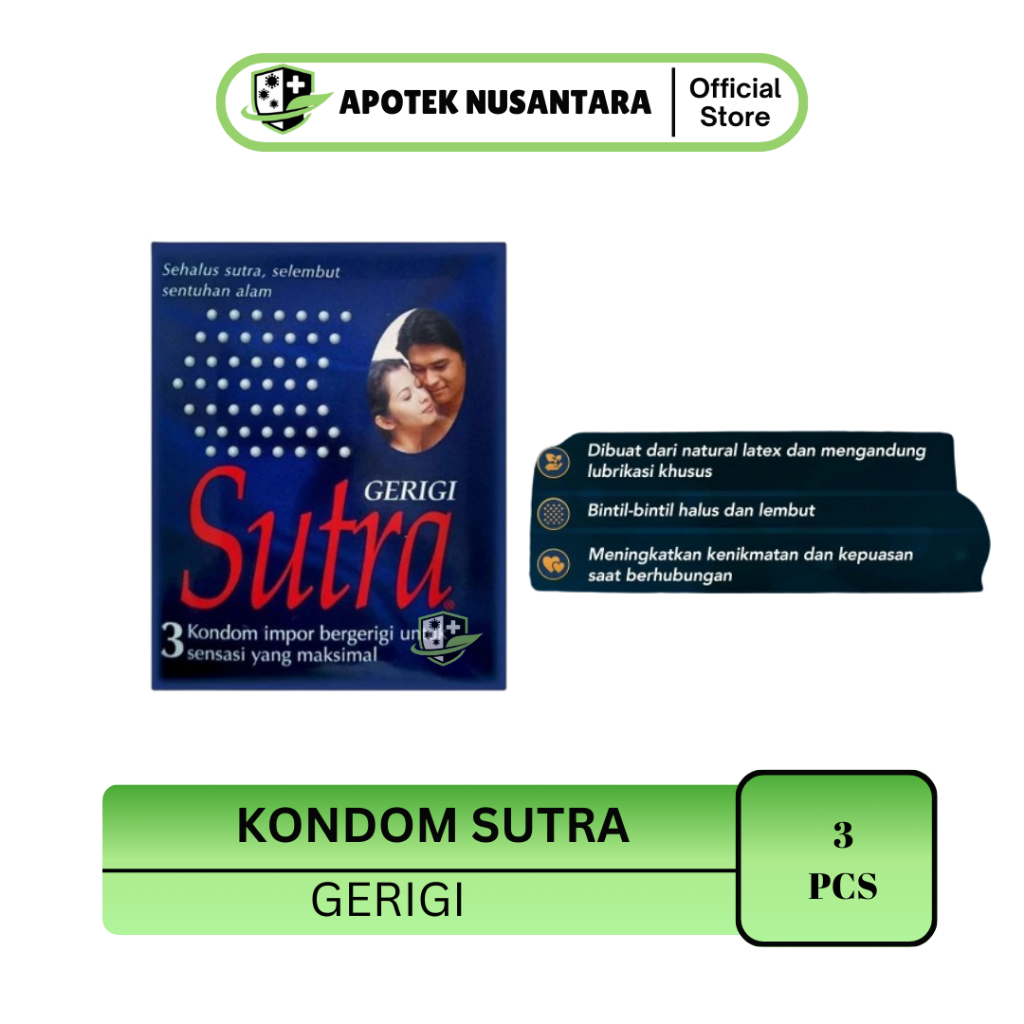 KONDOM SUTRA GERIGI 3PCS