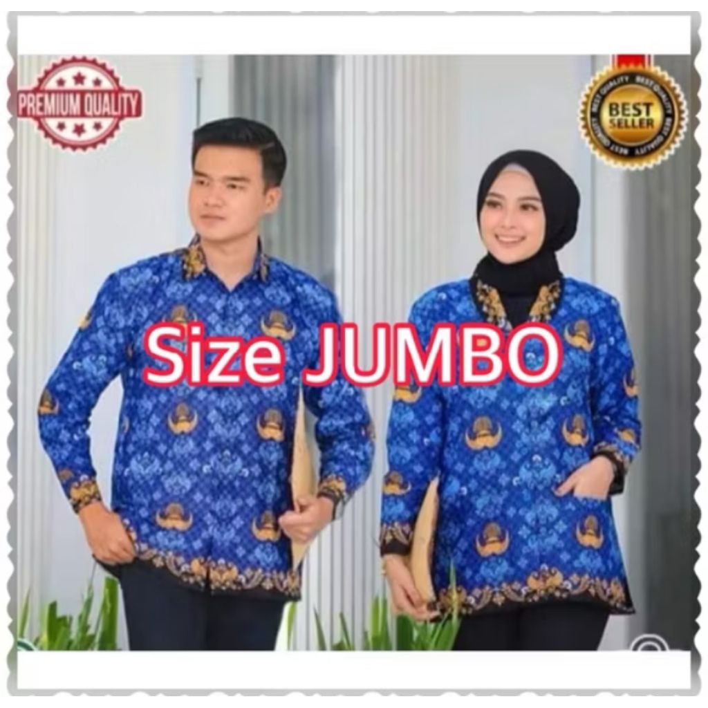 Seragam korpri wanita jumbo / baju korpri wanita jumbo