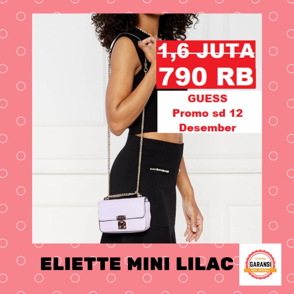 Tas Guess wanita seri ELIETTE MINI 100% Original Store