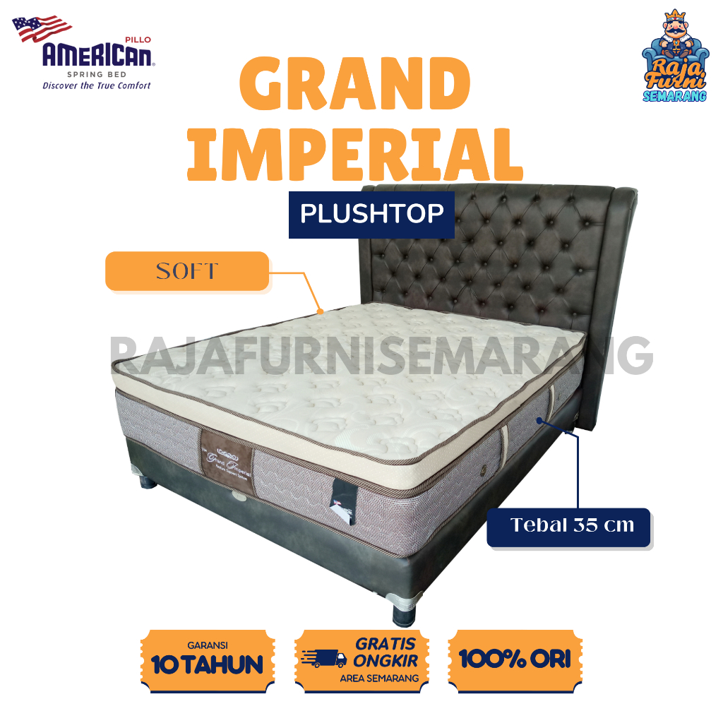 Springbed American Pillo Grand Imperial Plush Top