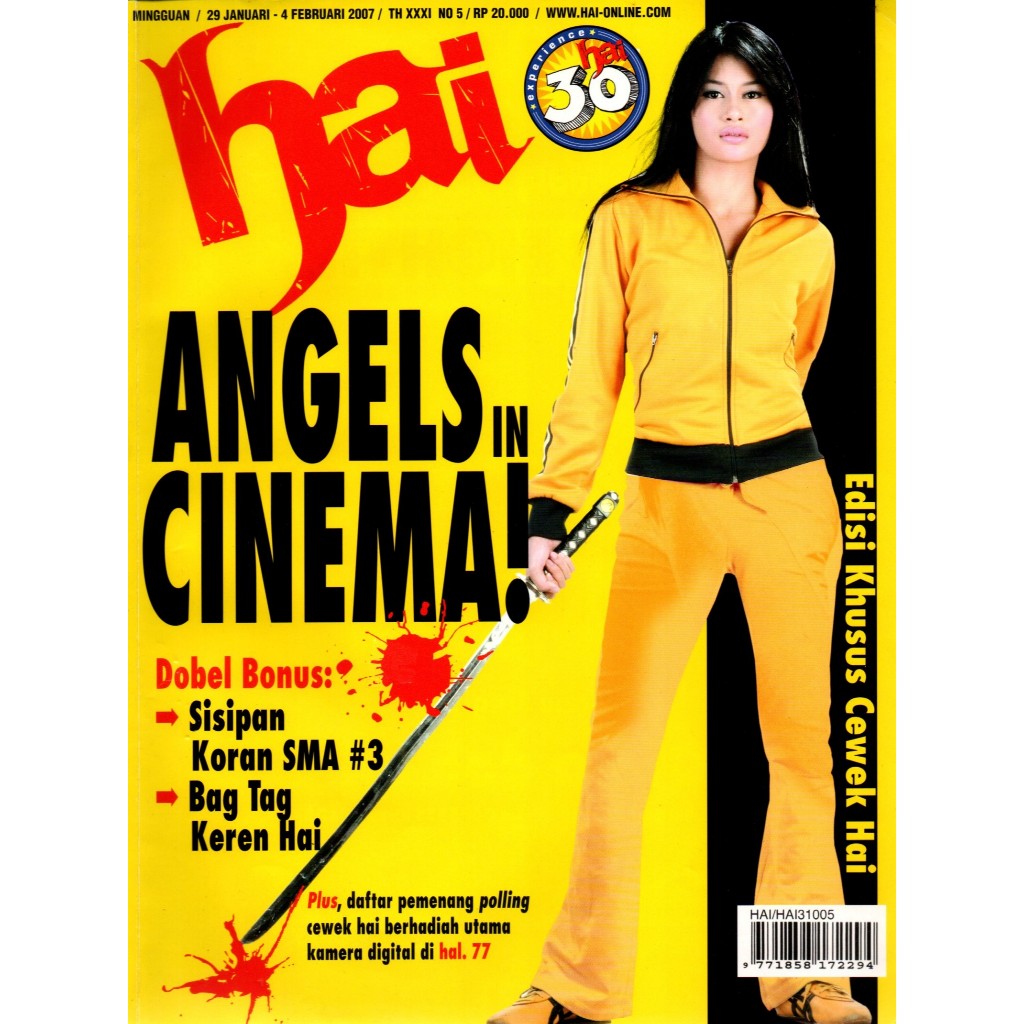 Majalah Hai 2007 - Cover Edisi Khusus Cewek Hai - Angels In Cinema