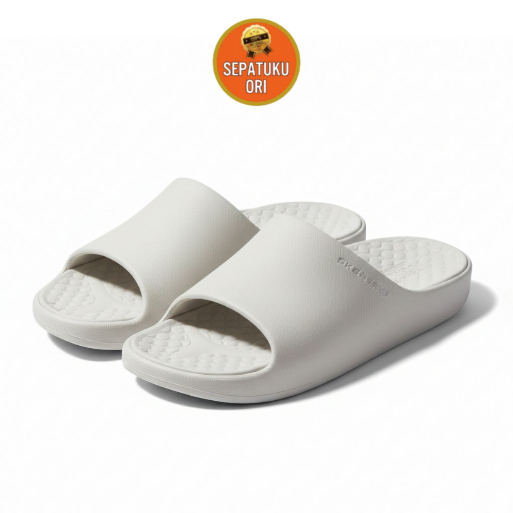 SANDAL PRIA (41/26cm) SKECHERS FOAMIES PRECISION ELITE NATURAL NEW ORI BNIB MENS 243368/NAT