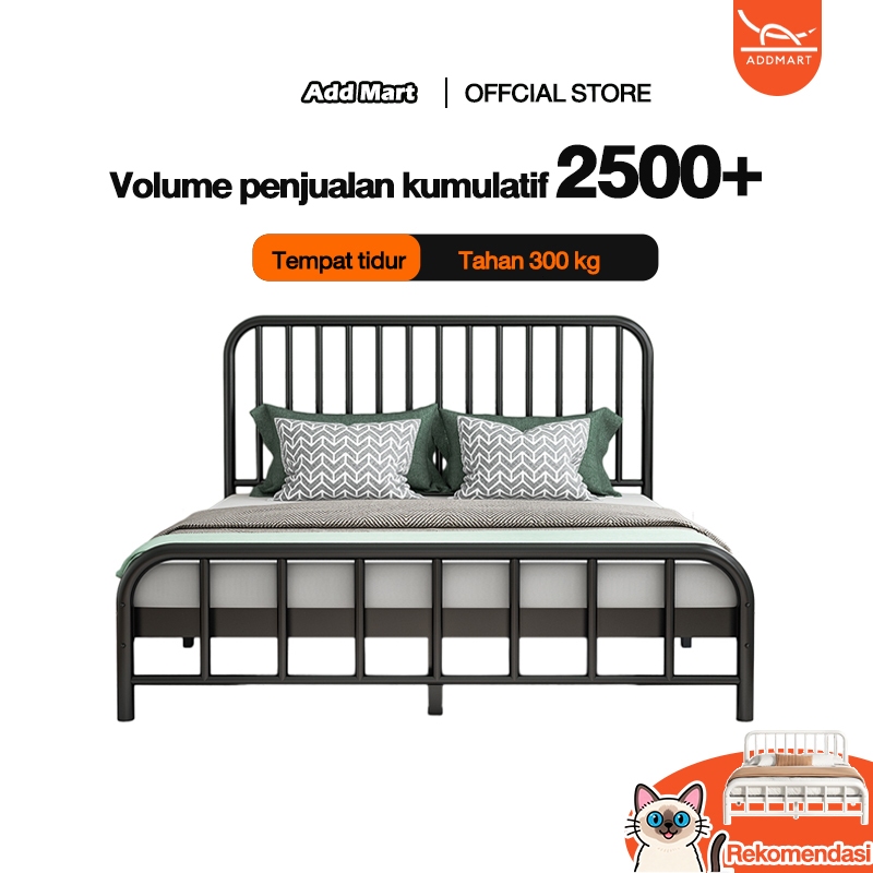 Dipan Tempat Tidur Dipan 120x200 Ranjang Besi 160x200 Rangka Tempat Tidur Besi Dipan Minimalis
