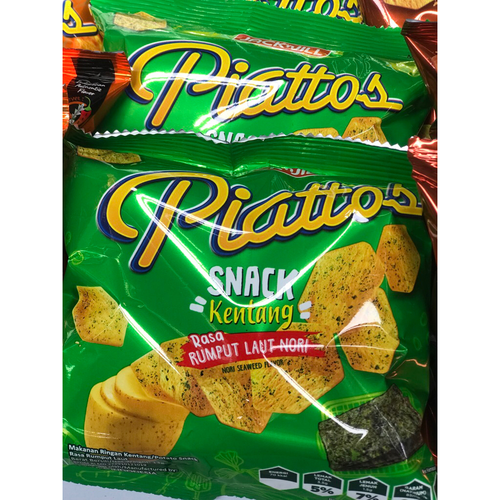 piatos kentang rasa rumput laut