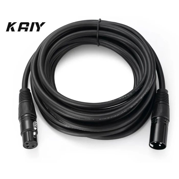 KAIY Kabel DMX512 XLR untuk Lampu Sorot dan Kontrol Panggung