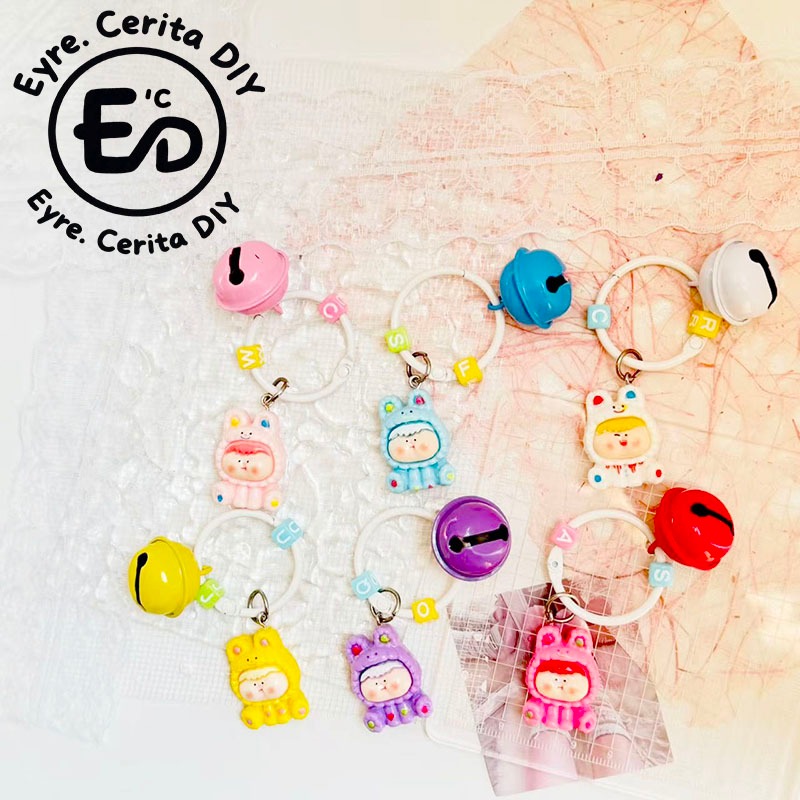 COD& Kelinci Lily Mainan Perhiasan Dekorasi Desktop Kreatif Fittings Keychain