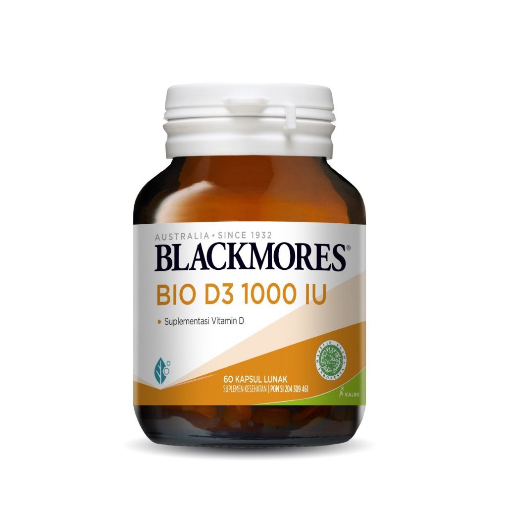 Blackmores Bio D3 1000 IU 60's Kapsul Kalbe