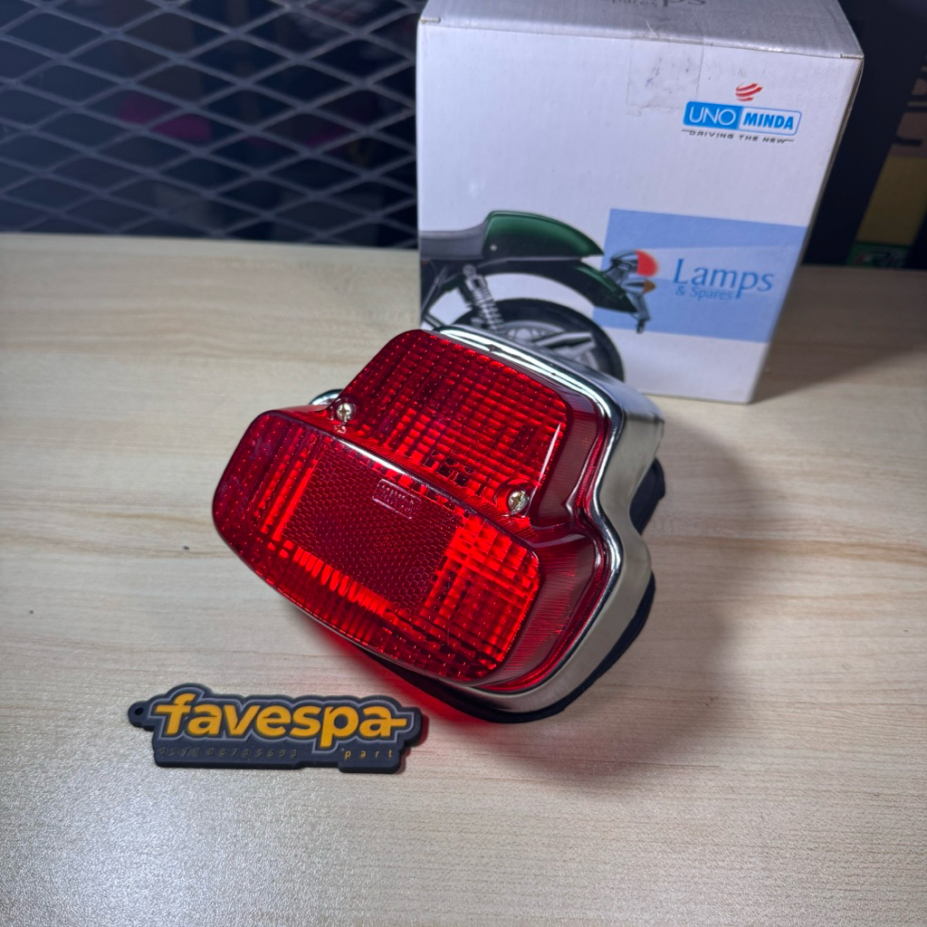 Lampu Stoplam Vespa Sprint Super 66 Bajaj Trapesium Import