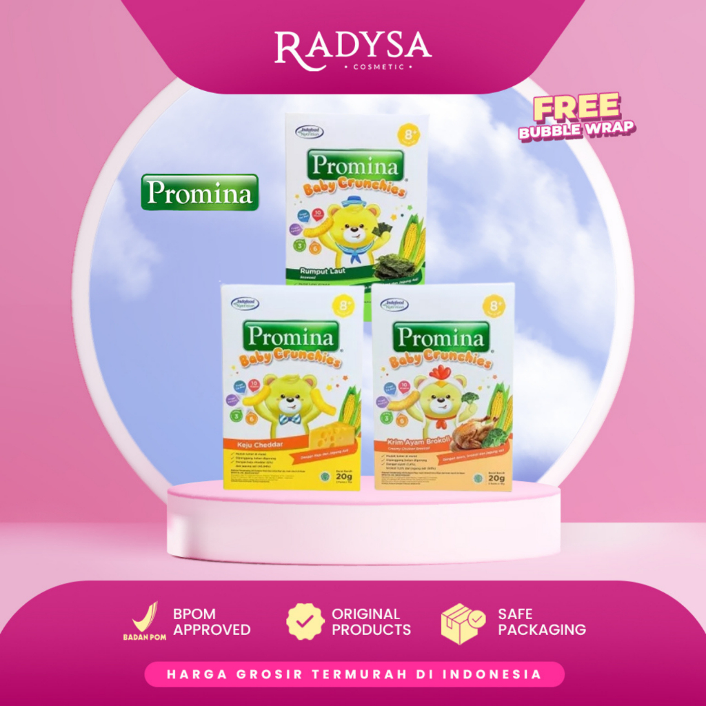 RADYSA - Promina Baby Crunchies 20gr - Cemilan Bayi 8+ Bulan Keatas