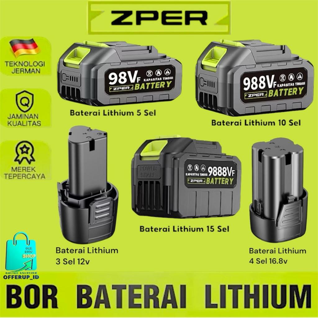 BATERAI BOR LITHIUM MAKITA BATTERY REPLACEMENT ZPER