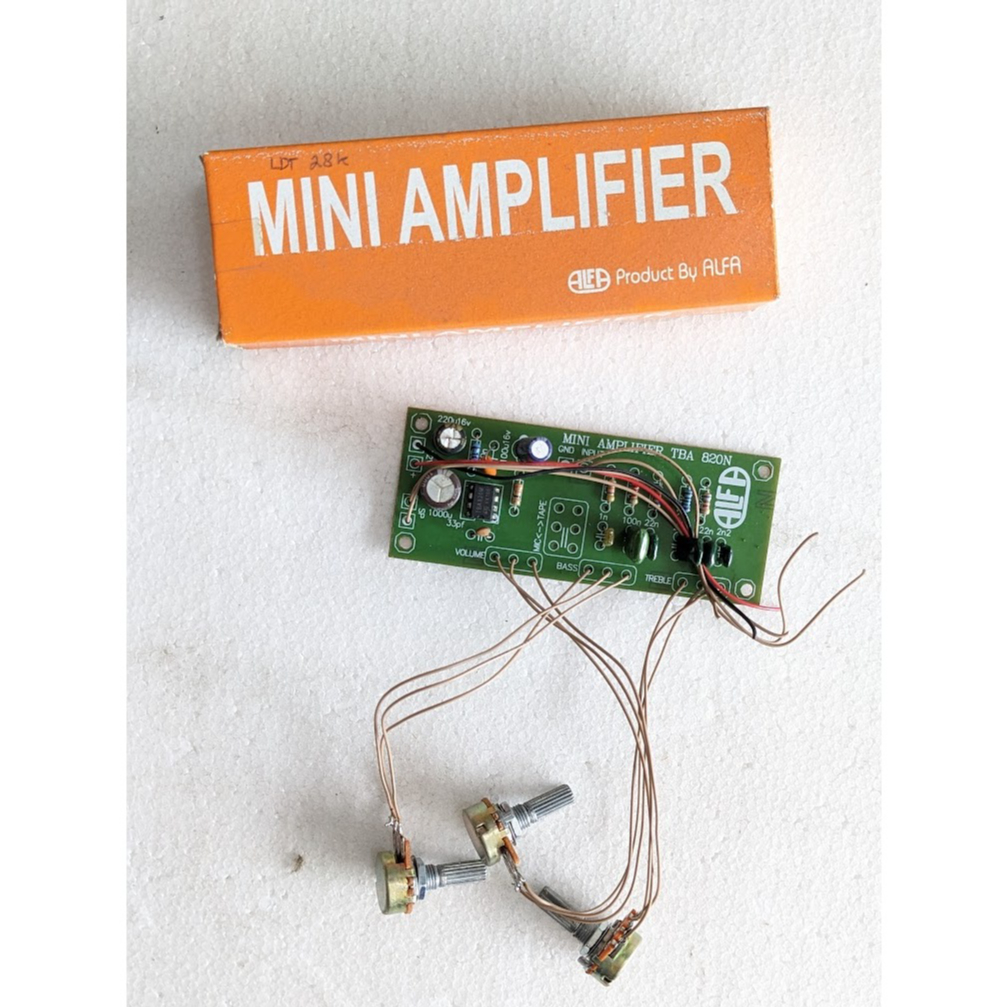Kit Mini Amplifier Mono ALFA - Ampli Mini 12V