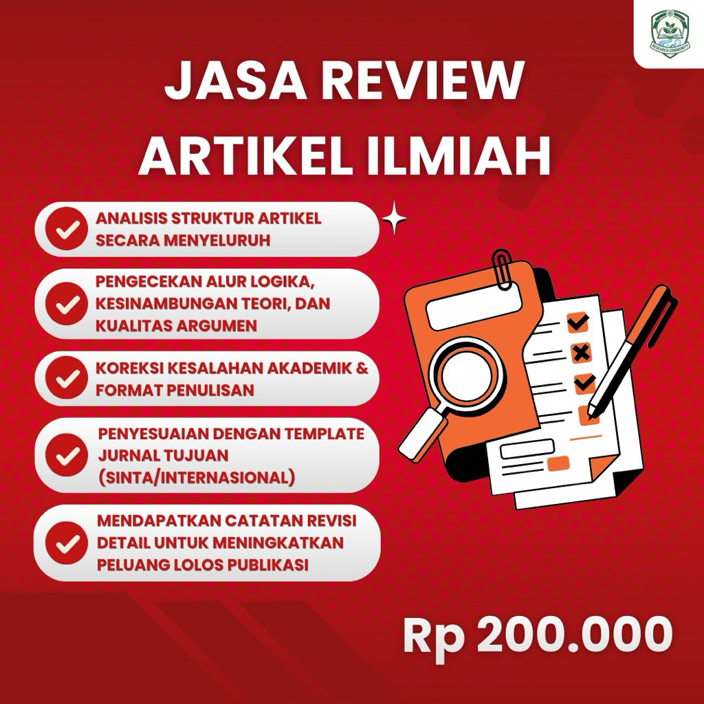 Jasa Review Artikel Ilmiah - Siap Submit Jurnal (Terindeks Sinta/Garuda/Scopus/DOAJ)