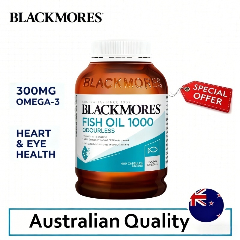 [EXP:2027] Blackmores Omega 3 Fish Oil  400kapsul