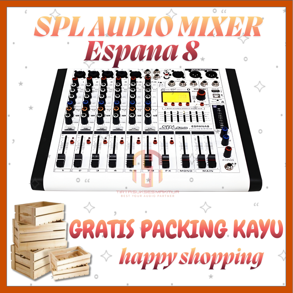 SPL Audio Mixer 8 Channel tipe Espana 8