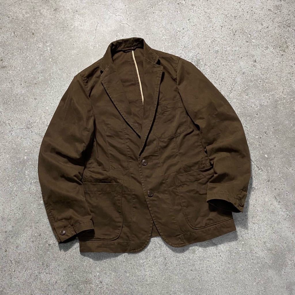 Canvas Blazer Uniqlo Second