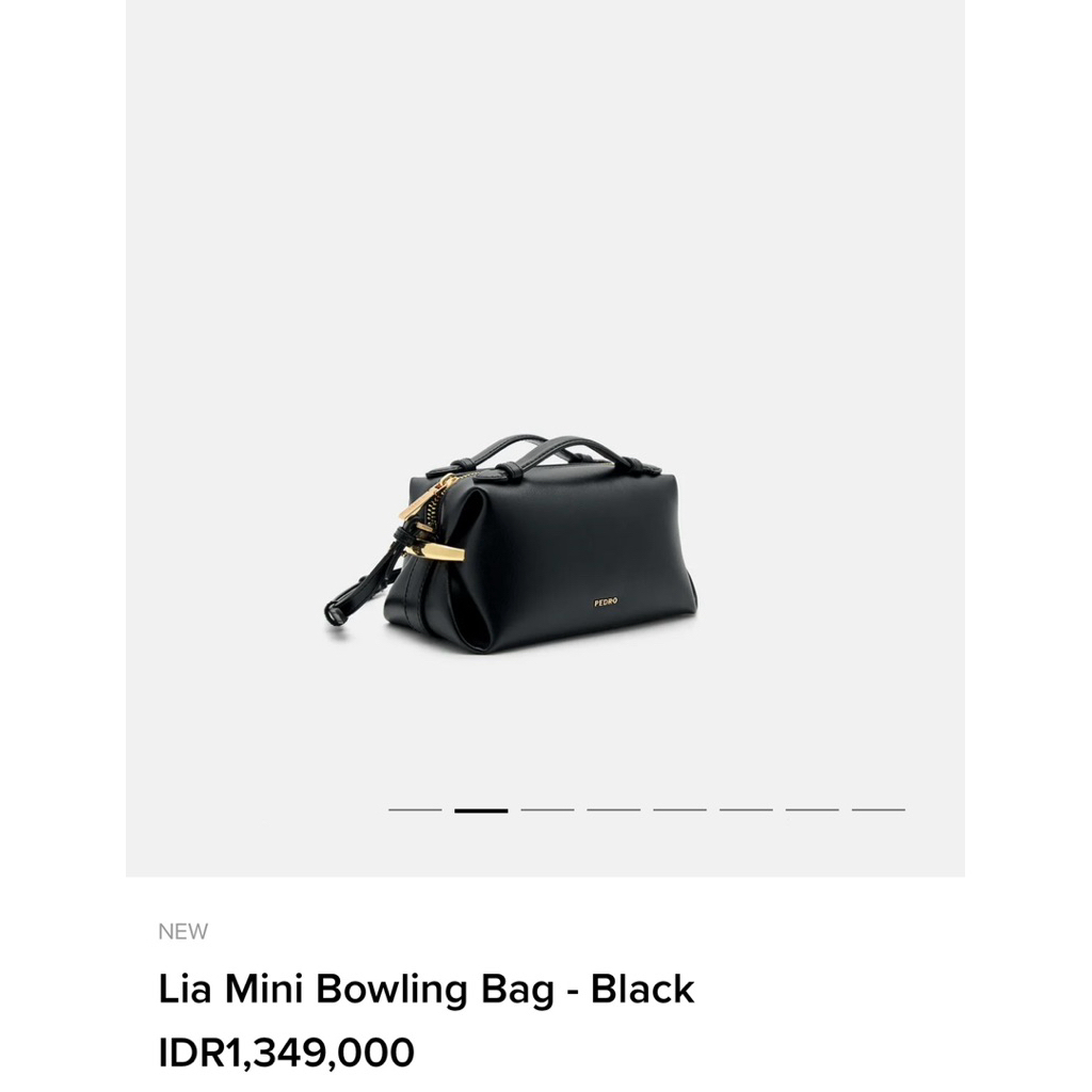 Lia Mini Bowling Bag - Pedro