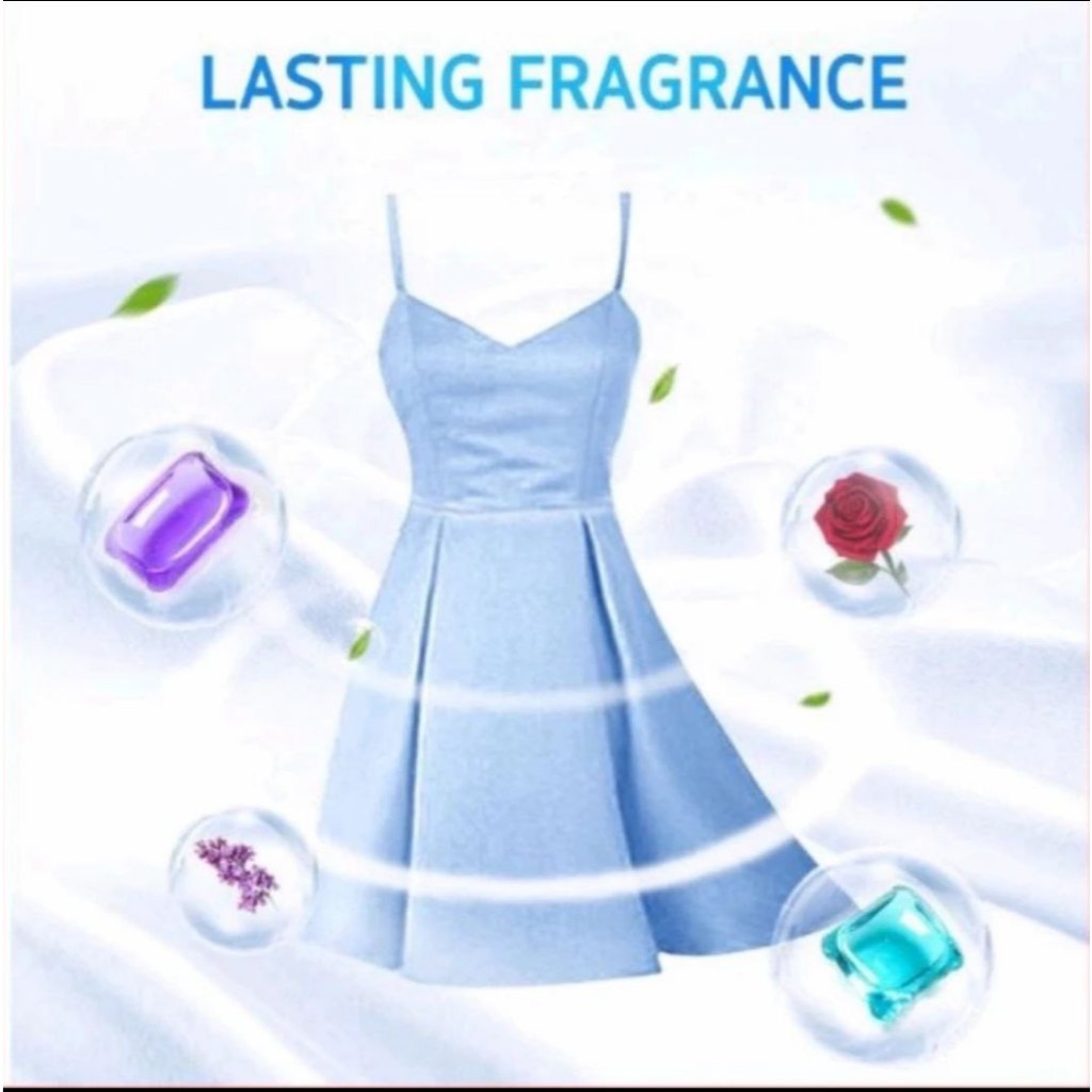 Laundry Gel detergent Ball Deterjen cuci baju antiseptik Aroma terapi varian warna - Lavender (Ungu)
