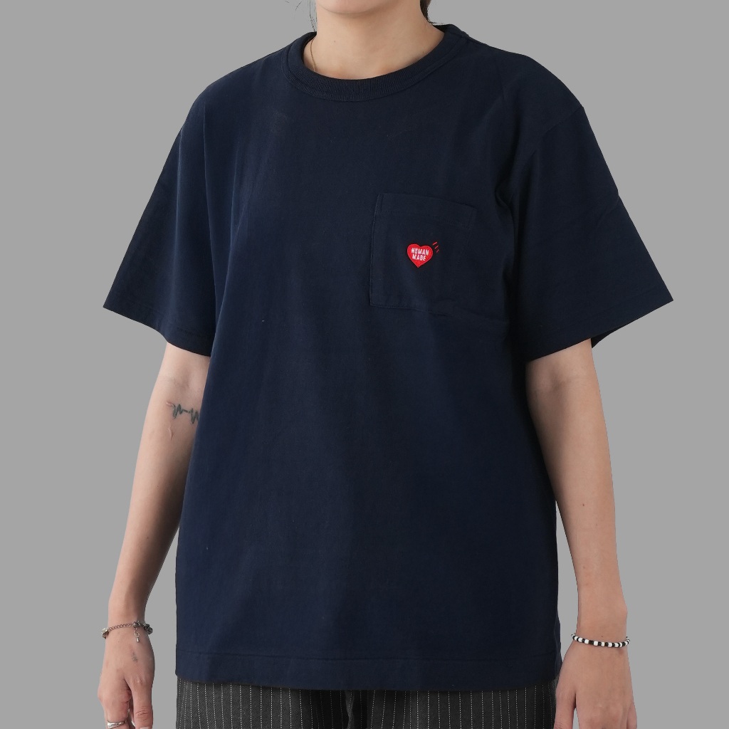 Human Made Heart Pocket T-Shirt Navy