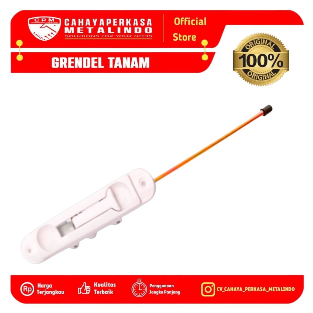 Grendel tanam Dekson/slot pintu dobel/kunci pintu dobel kupu