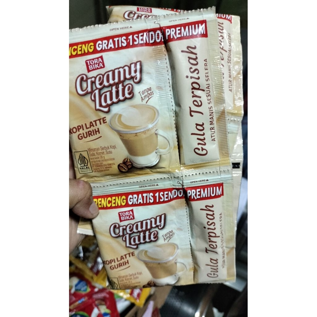 Torabika Creamy Latte gratis sendok