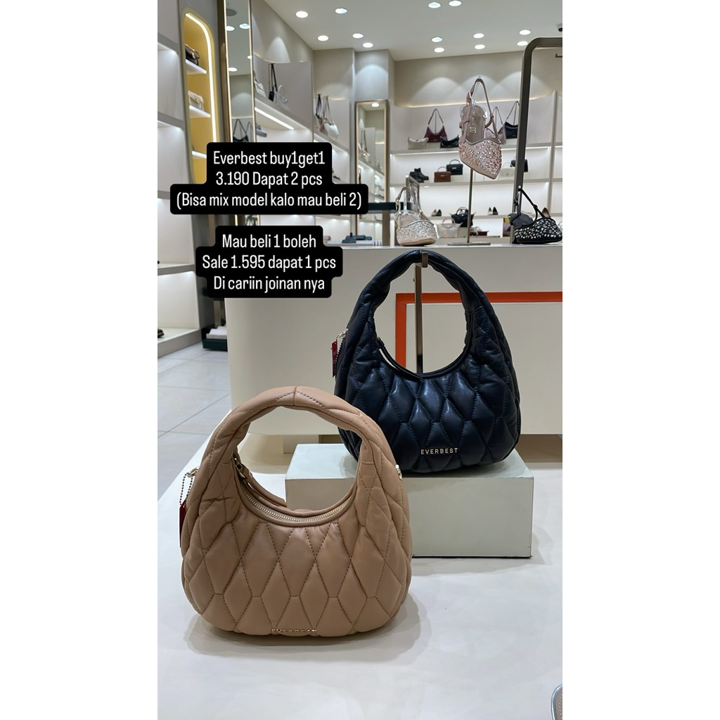 (Buy 1 Get 1 B1G1) Promo sale discount everbest tas wanita original