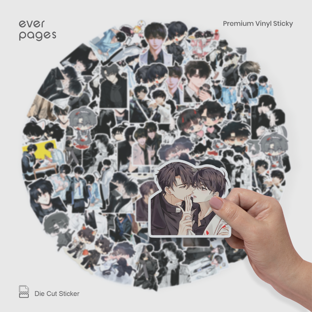 (50 Pcs) Sticker ORV Omniscient Reader’s Viewpoint (Kim Dokja & Yoo Joonghyuk)