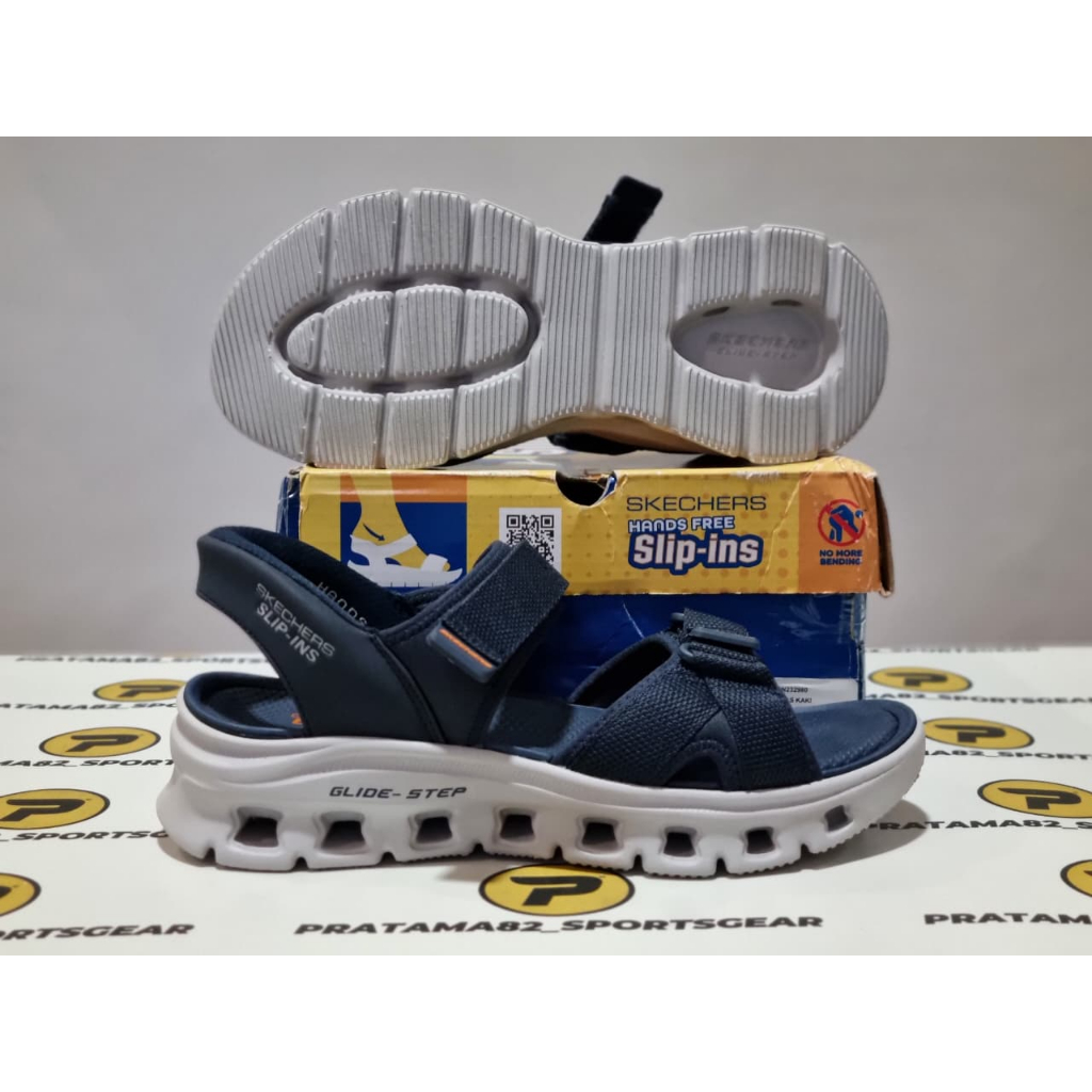 SIZE 42 ( 27 CM ) ORIGINAL ASLI SKECHERS SLIP-INS GLIDE STEP PRO SALVOE VELCRO CASUAL SANDAL SENDAL 