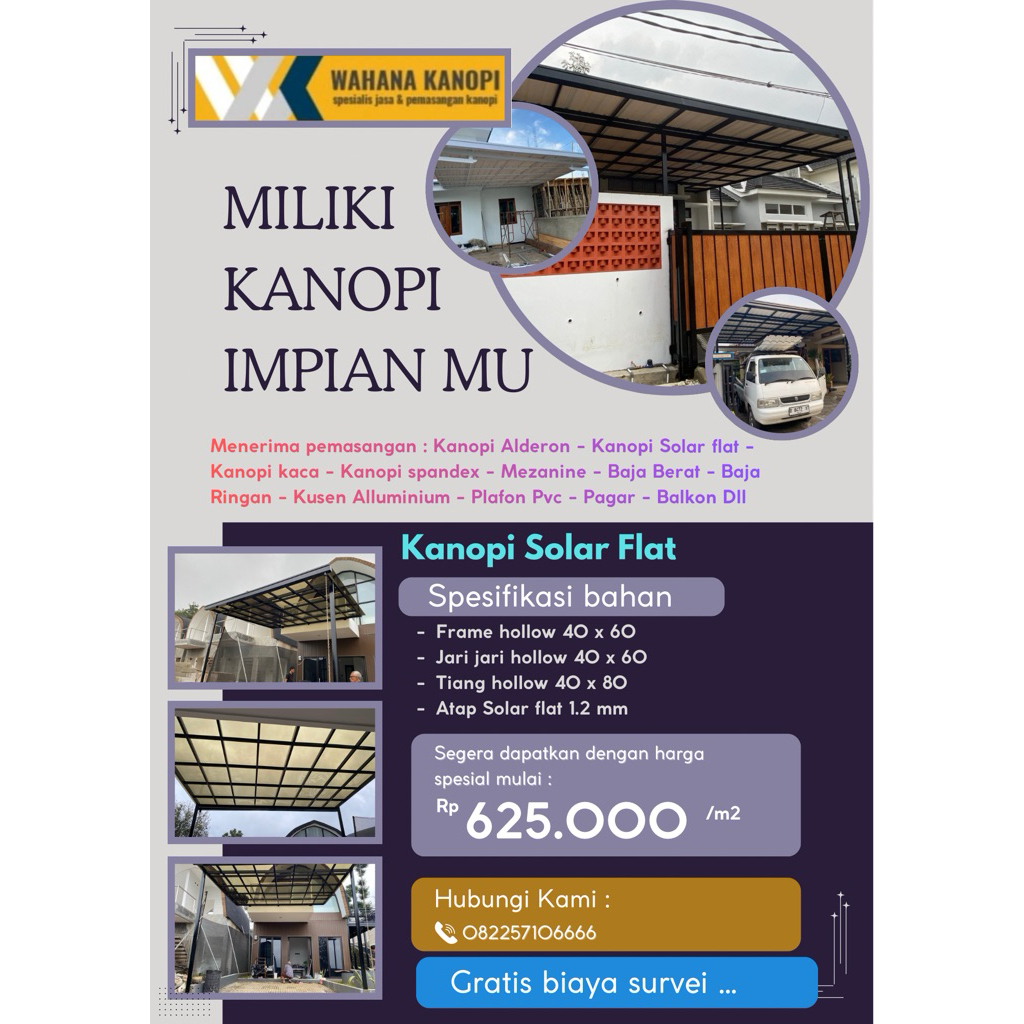 Kanopi Solar Flat
