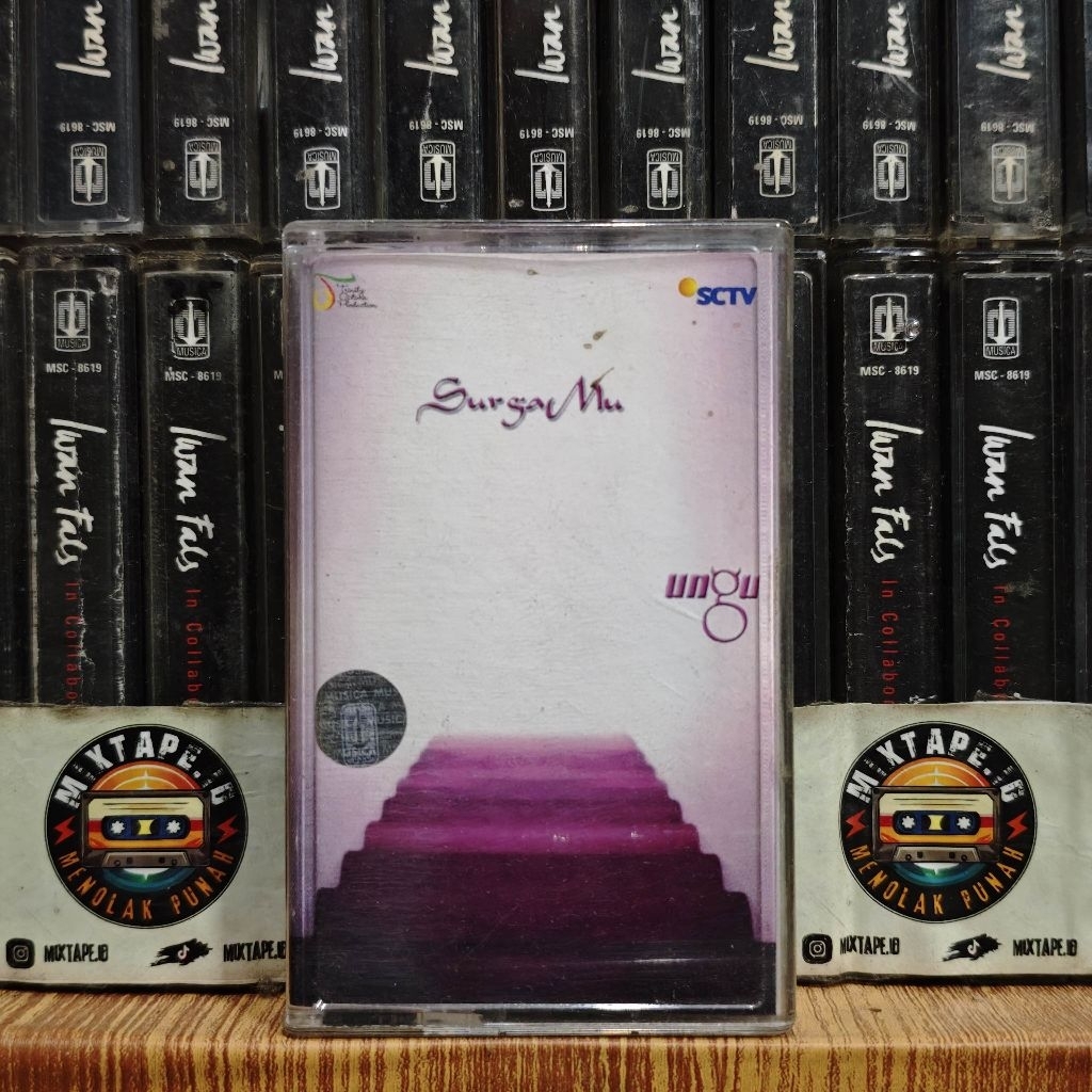Kaset - Ungu - Surga Mu - Radio Tape - Kaset Pita - Radio - Pemutar Kaset - Retro - Classic - Casset