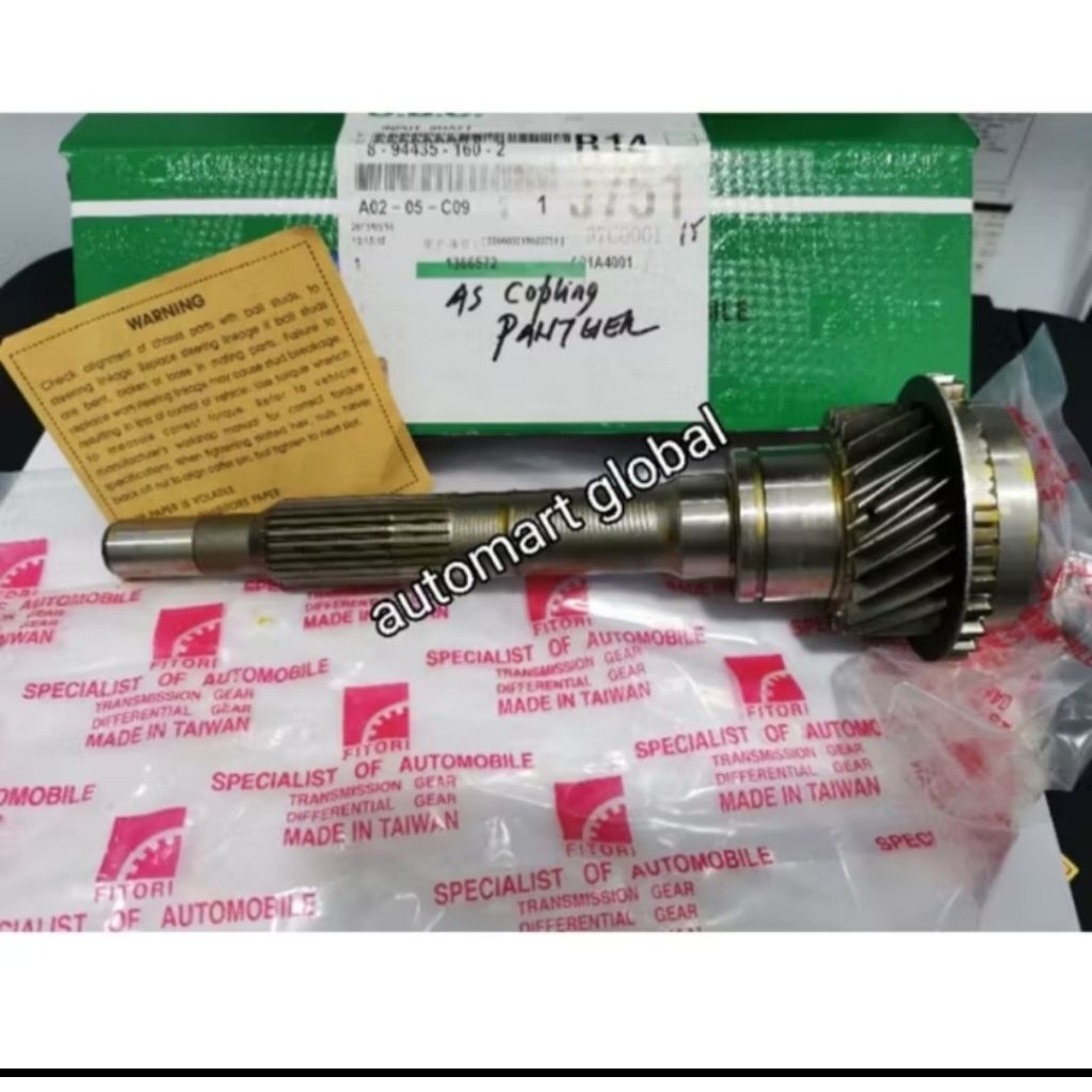 main drive gear as kopling gigi 4 panther 2.3 2.5