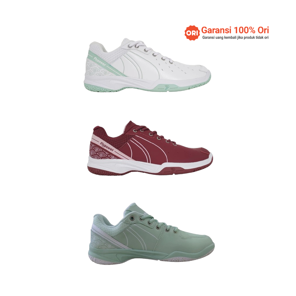 Flypower New Plaosan 09 Sepatu Olahraga Badminton Bulutangkis Bulu Tangkis JR Dewasa Junior