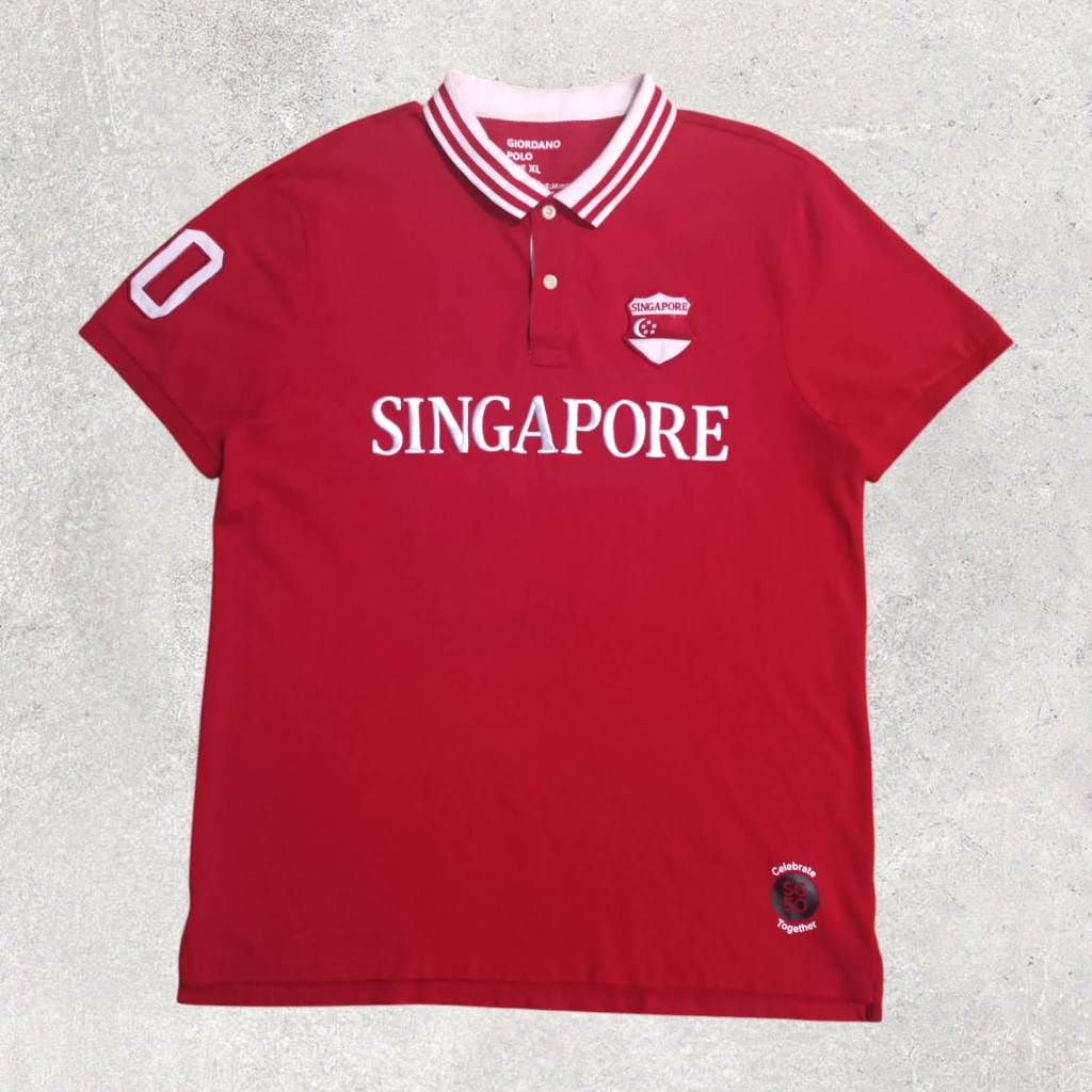 POLO SHIRT BY GIORDANO SINGAPORE SECOND ORIGINAL