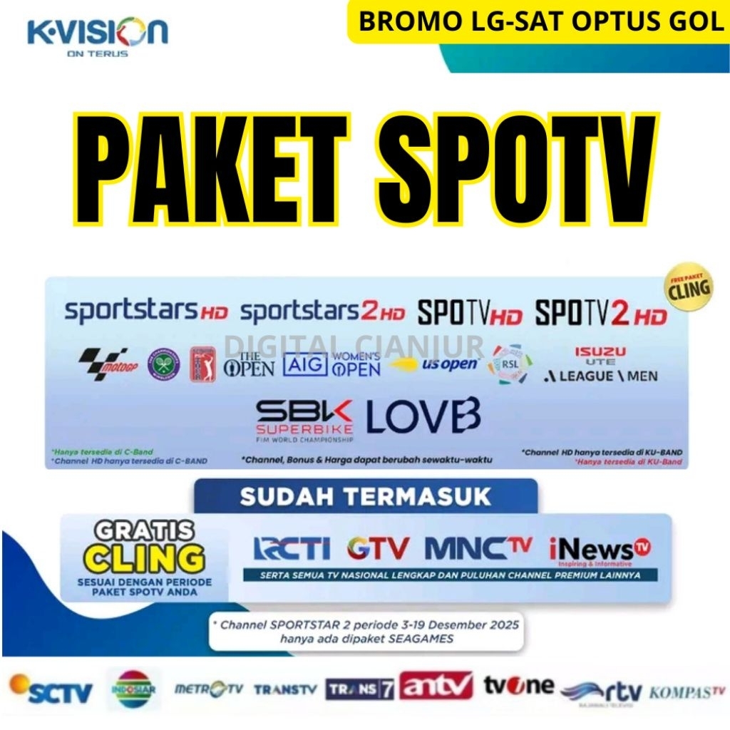 Paket SPOTV MotoGP k Vision
