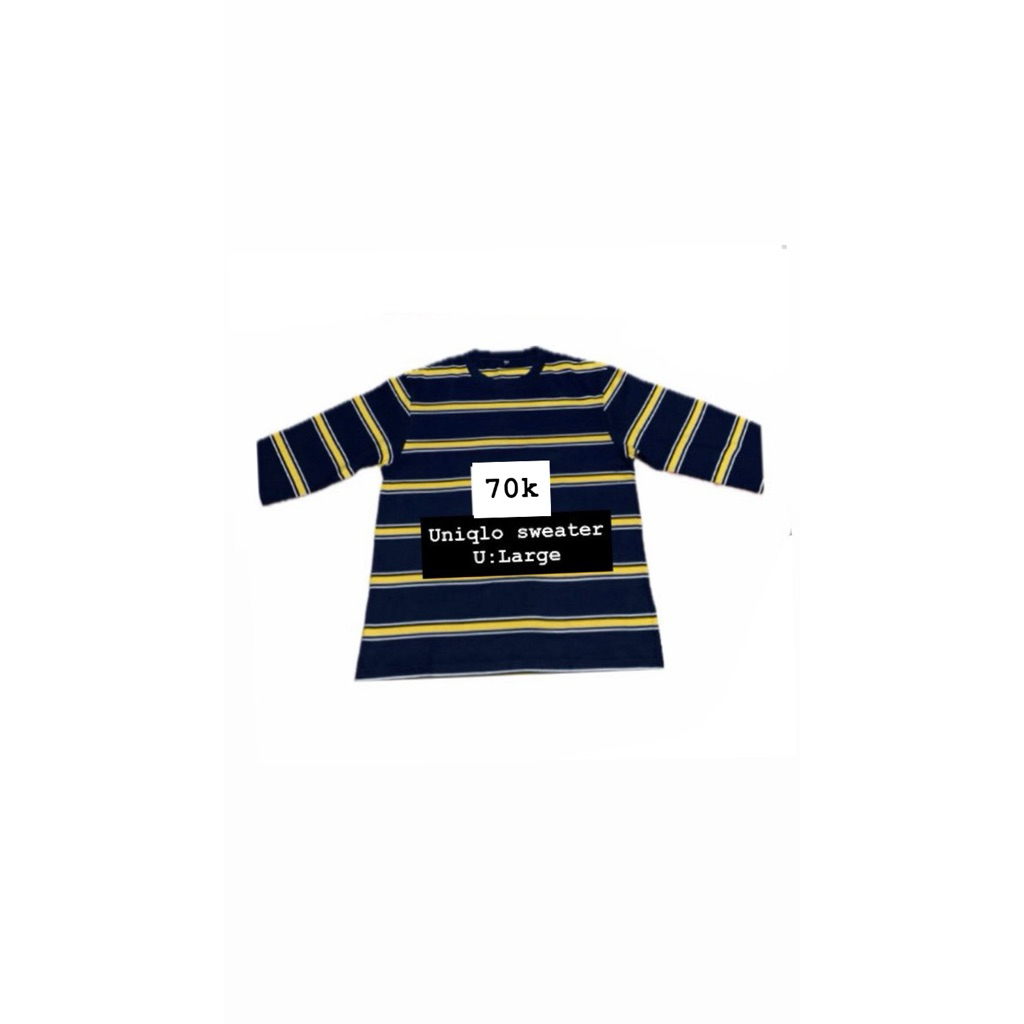 Striped (garis-garis) Long-Sleeve T-Shirt | UNIQLO