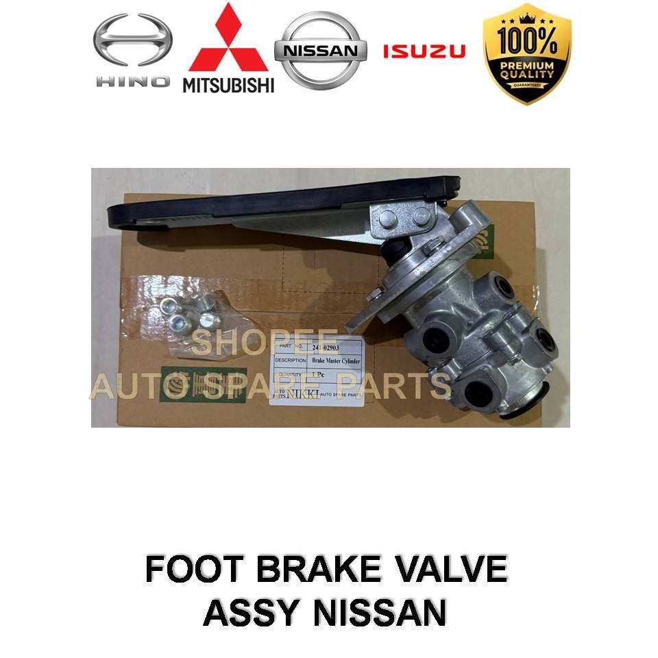 BV903 NISSAN FOOT BRAKE VALVE ASSY PEDAL REM KOMPLIT NISSAN PK PKC 215 CK-12 CWB CWA CWM 45101-30Z05