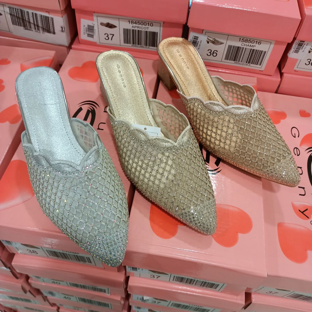sandal heels pesta wanita GENNY ori
