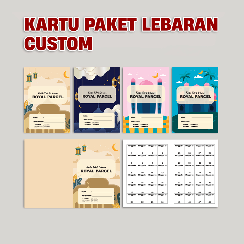 R093 KARTU PAKET LEBARAN CUSTOM