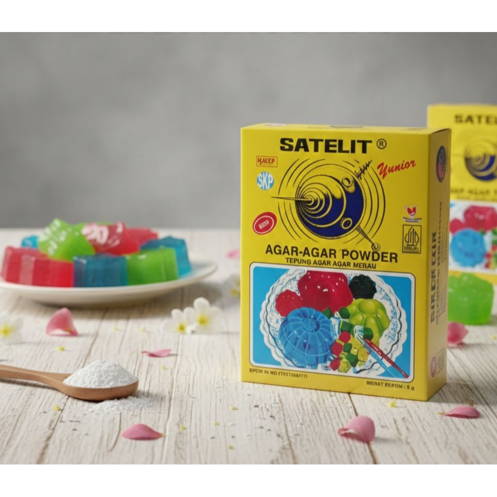 Agar-agar yunior satelit 1 box isi 12 pcs