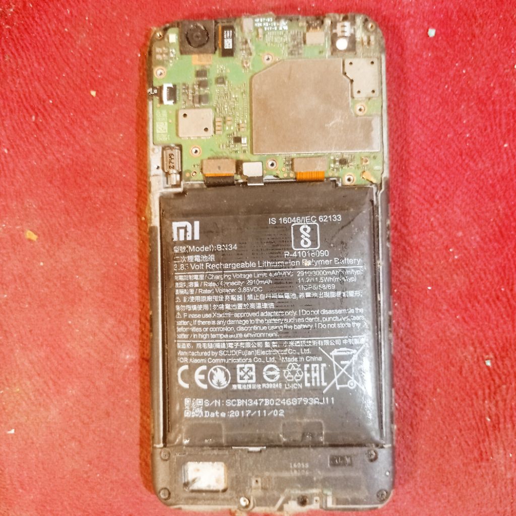 Mesin Xiaomi redmi 5A matot