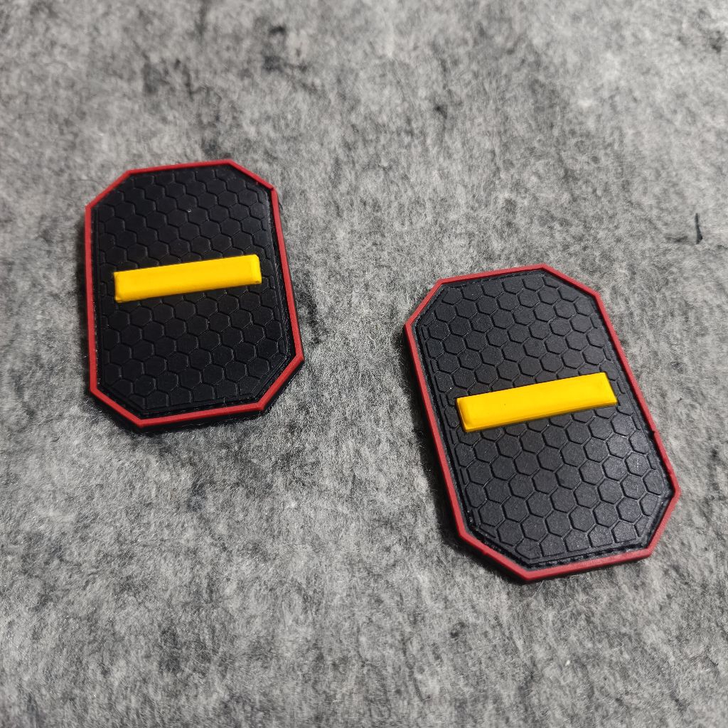 Patch Rubber Pangkat IPDA Polri 3D / Patch Pangkat IPDA Polri / Patch Rubber Polisi