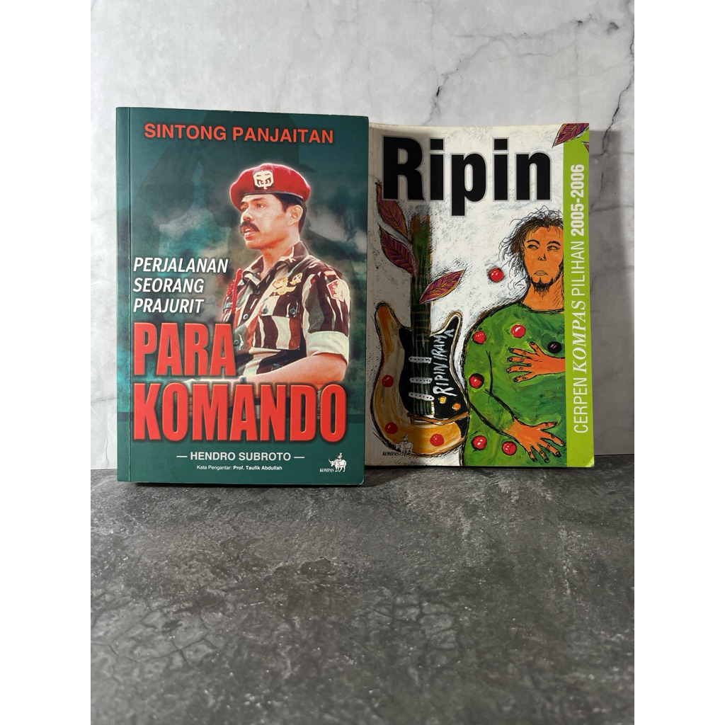 Buku Perjalanan Seorang Prajurit Para Komando, Cerpen Kompas Pilihan 2005-2006, Hendro Subroto, Ripi