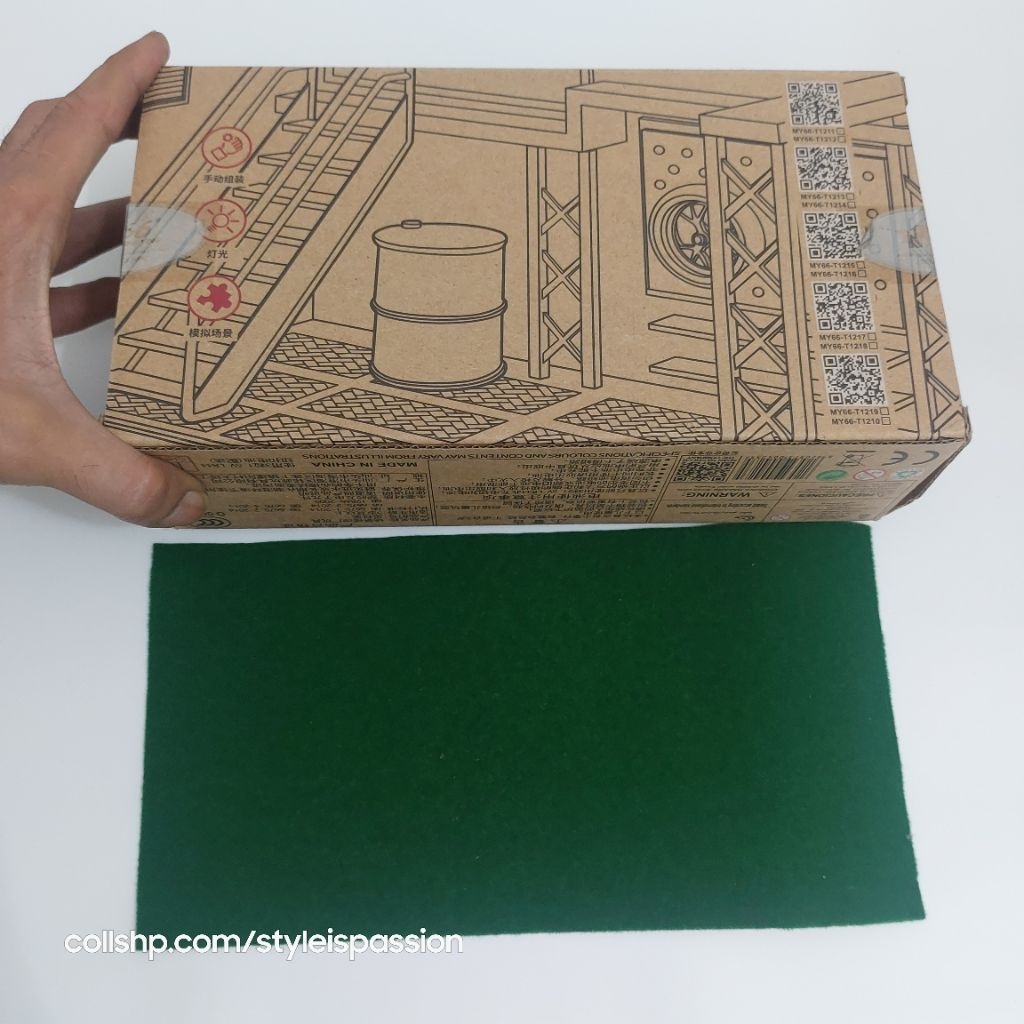 Diorama garasi bengkel diecast mobil motor 1:32 plastik abs