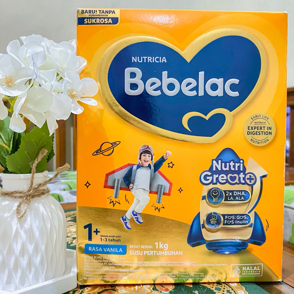 Susu Bebelac 1-3 1kg Tahun Vanilla Madu
