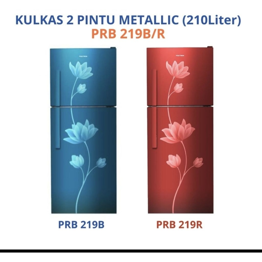 KULKAS POLYTRON 2PINTU PRB 239 B /R
