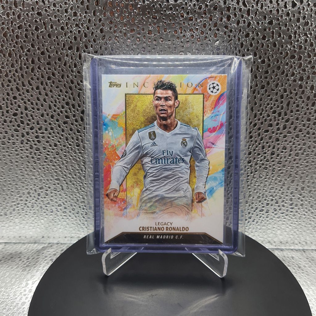 Kartu Bola - 2023-24 Topps Inception Uefa Club Competitions - Legacy #34 Cristiano Ronaldo  Edisi Te