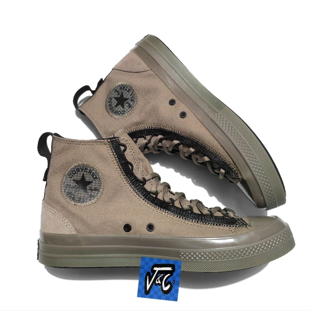 Converse Chuck Taylor All Star CX Explore 2 EXP2 Canvas Ripstop Suede Mud